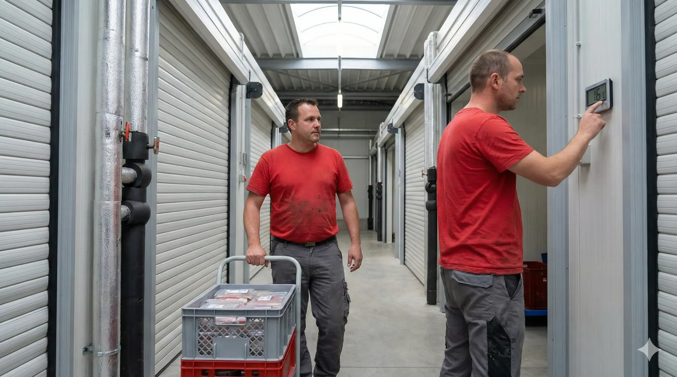 climate controlled storage unit