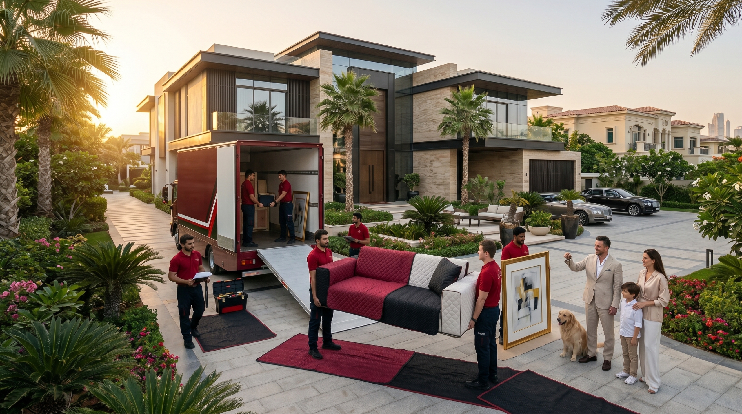 villa moving services